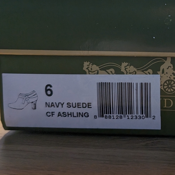 Coach and Four Booties Women's Size 6 Shootie Blue - Picture 6 of 8